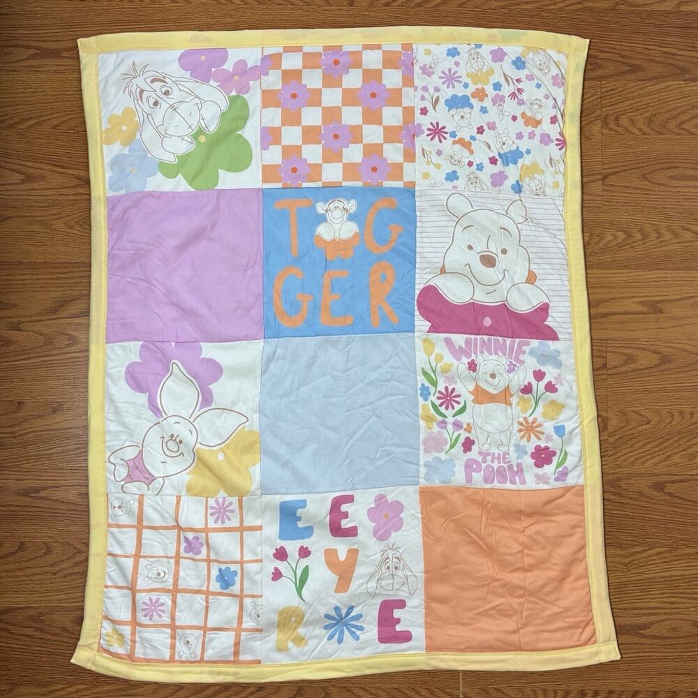 Disney Baby Boxlunch Winnie the Pooh and Friends Blanket Quilted Exlclusive